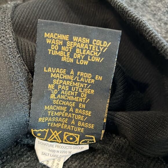 Browning Hyacinth Sweater Jacket Gray Black Full Zip Mock Neck Womens Large EUC - Picture 12 of 14